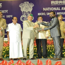 National Award under MSME(Micro, Small and Medium Enterprises)